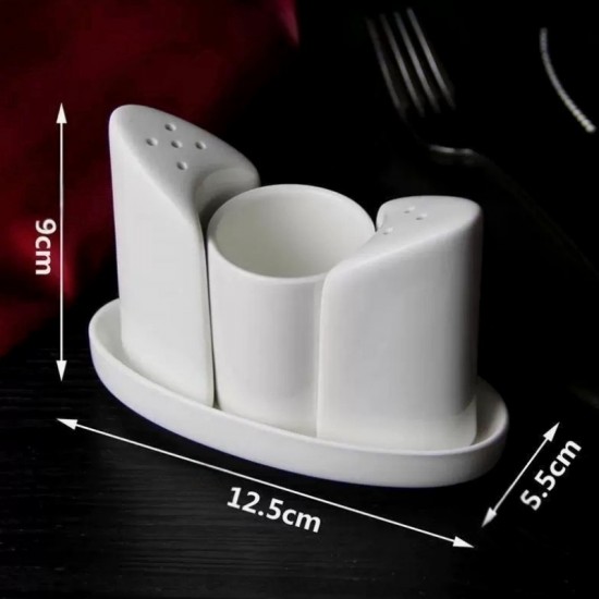 Porcelain Salt Shakers Set